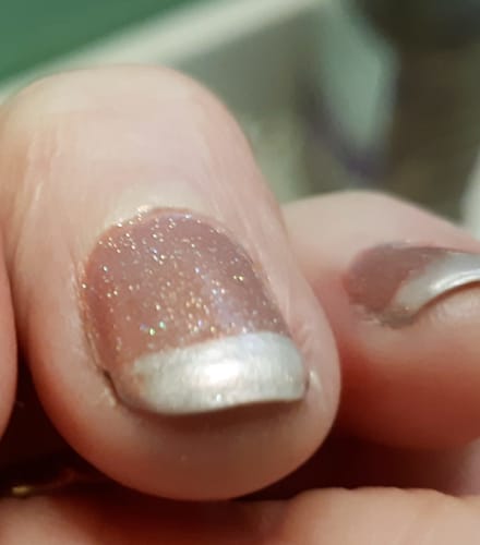 Customer photo review of Shimmer Nail Color Collection