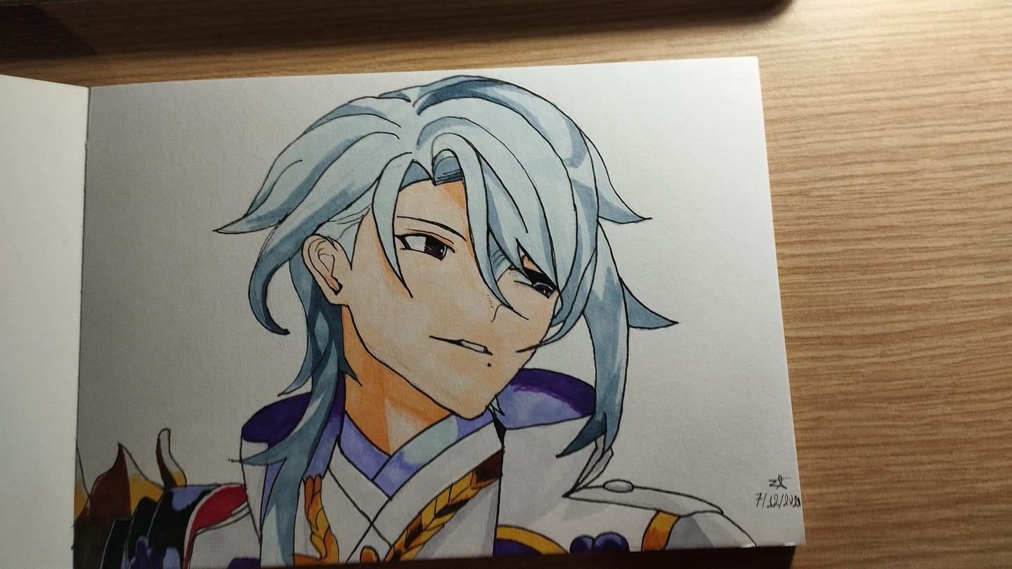 Customer photo review of Ohuhu Oahu 120 Colors Dual Tips Alcohol Art Markers, Fine & Chisel
