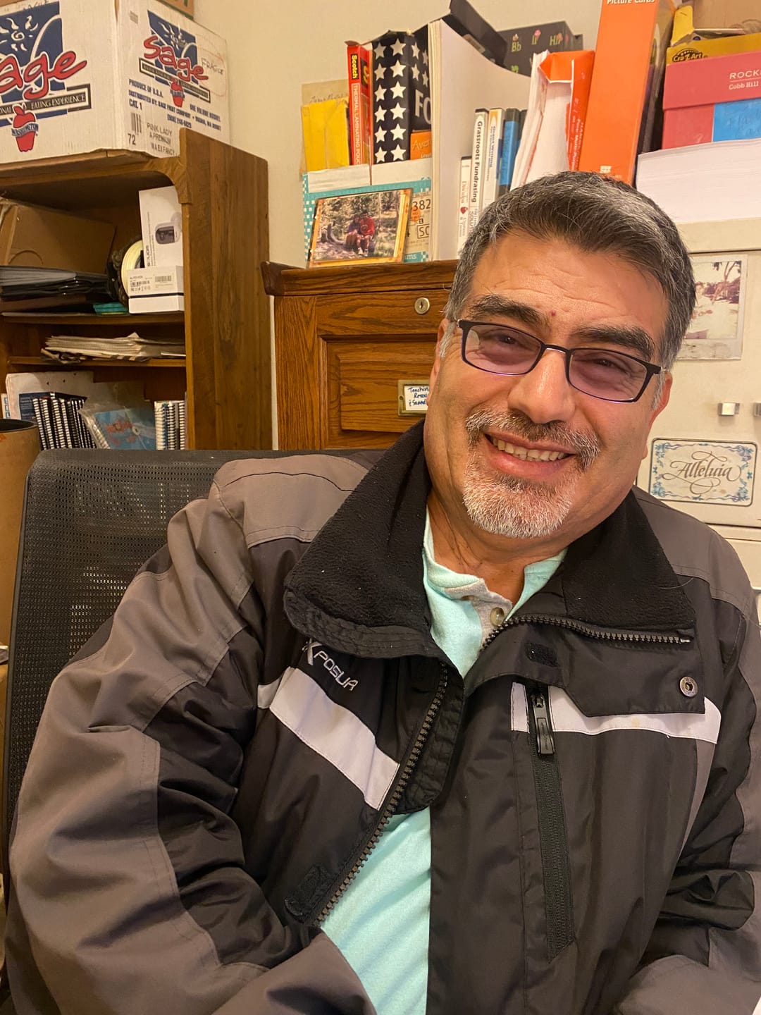 Customer photo review of Brooklyn Blue Light Blocker Glasses + Milano Case