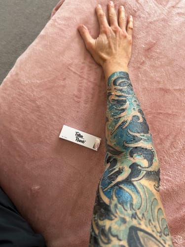 Customer photo review of TattooNumbx Numbing Cream