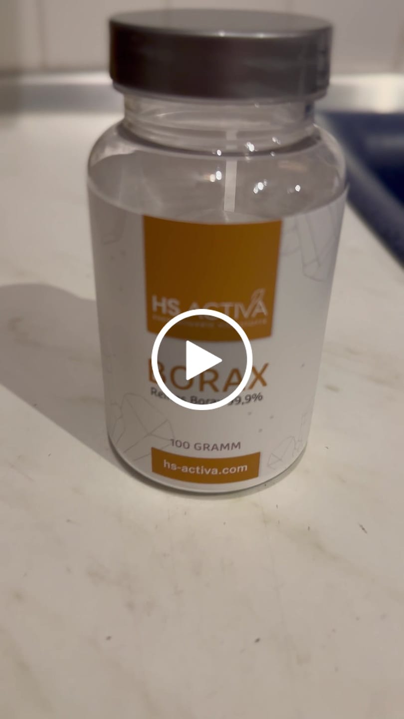 Customer video review of Borax I Pharmazeutische Reinheit 99,9% I 100 Gramm
