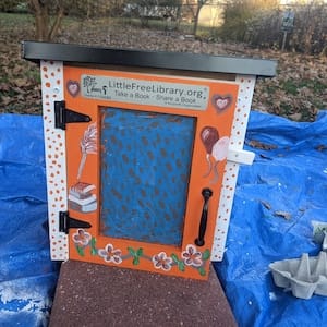 Customer photo review of Mini Shed Kit Little Free Library