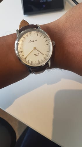 Customer photo review of First Season Silver White with Brown Leather