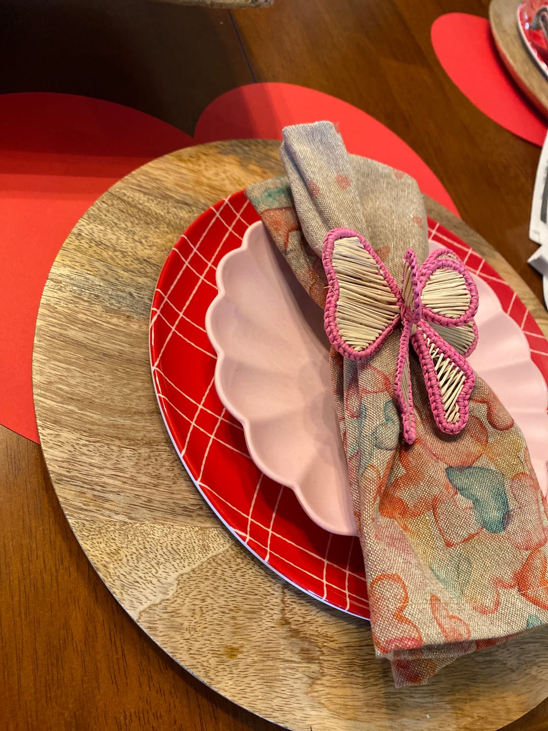 Customer photo review of Colorfull Bow Tie Napkin Ring 10+ colors