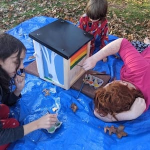 Customer photo review of Library Post with Topper Kit