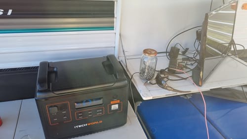 Customer photo review of PS2000 Portable Lithium Power Station 2000W 160Ah