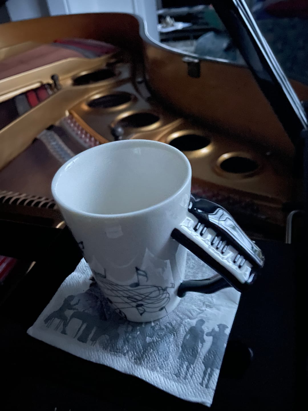 Customer photo review of Originelle Tasse – Klavier