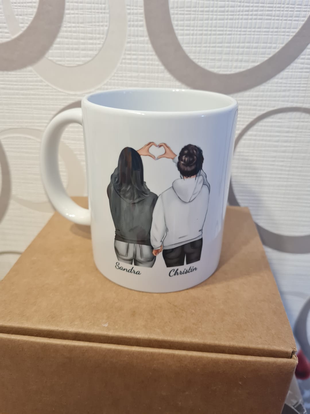 Customer photo review of Winter Besties - Personalisierte Tasse