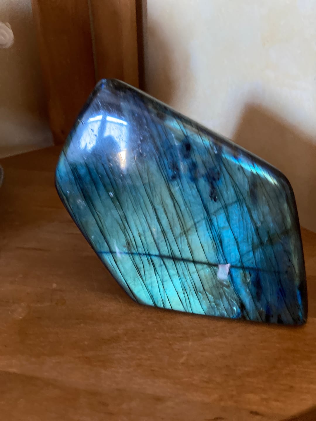 Customer photo review of Labradorite Bleue Flash, Forme libre