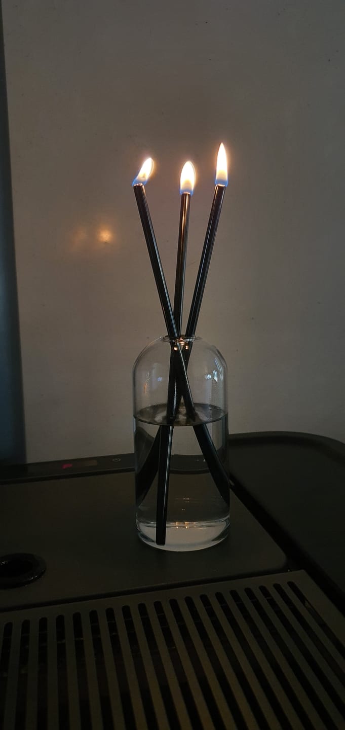 Customer photo review of KIT Felicity - La tua candela per sempre