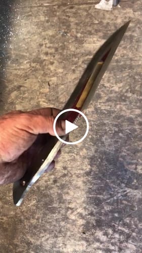 Customer video review of 2 X 72 Inch EdgeCore Ceramic Grinding Belts