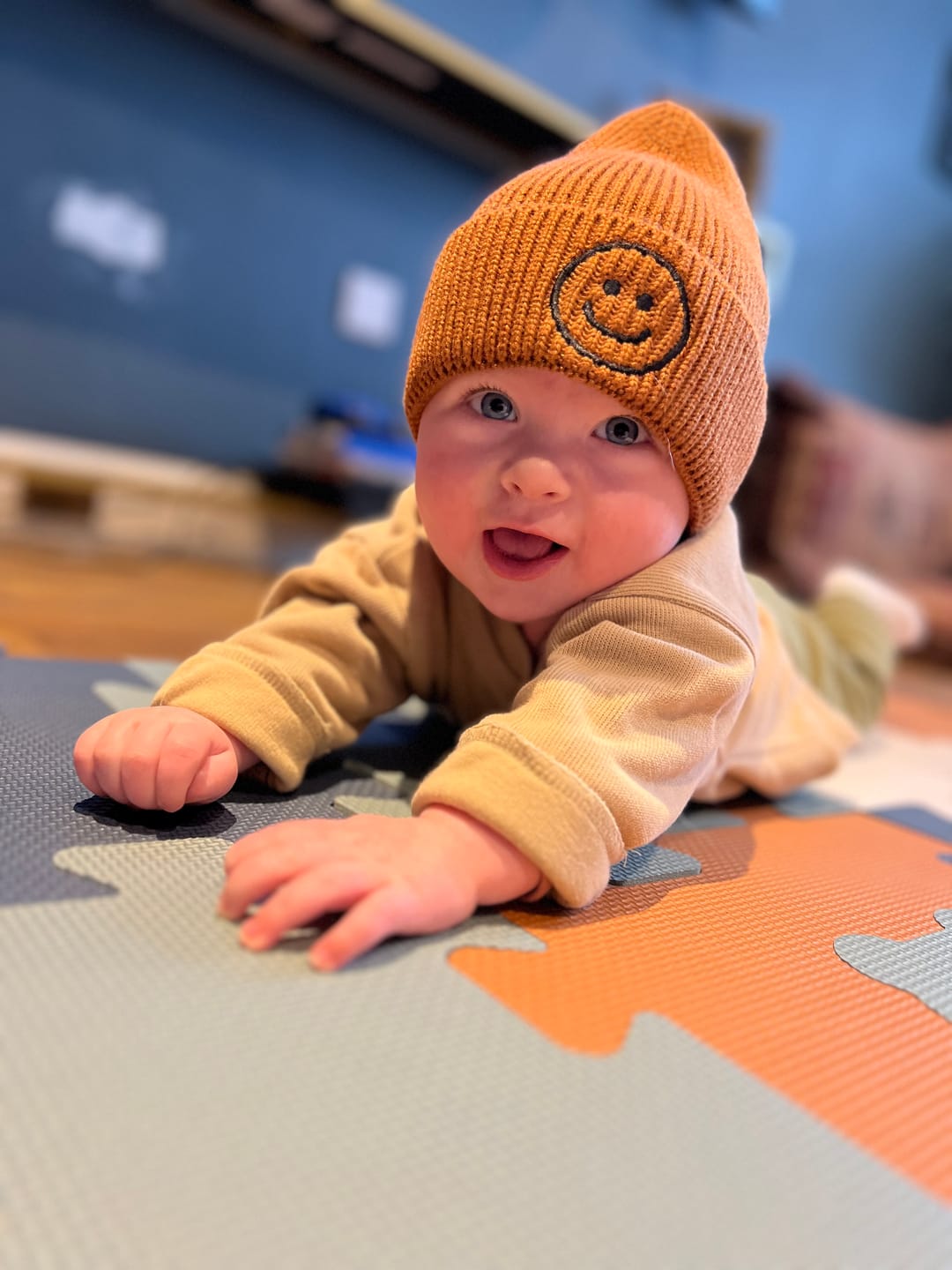 Customer photo review of Smiley Hat/Beanie