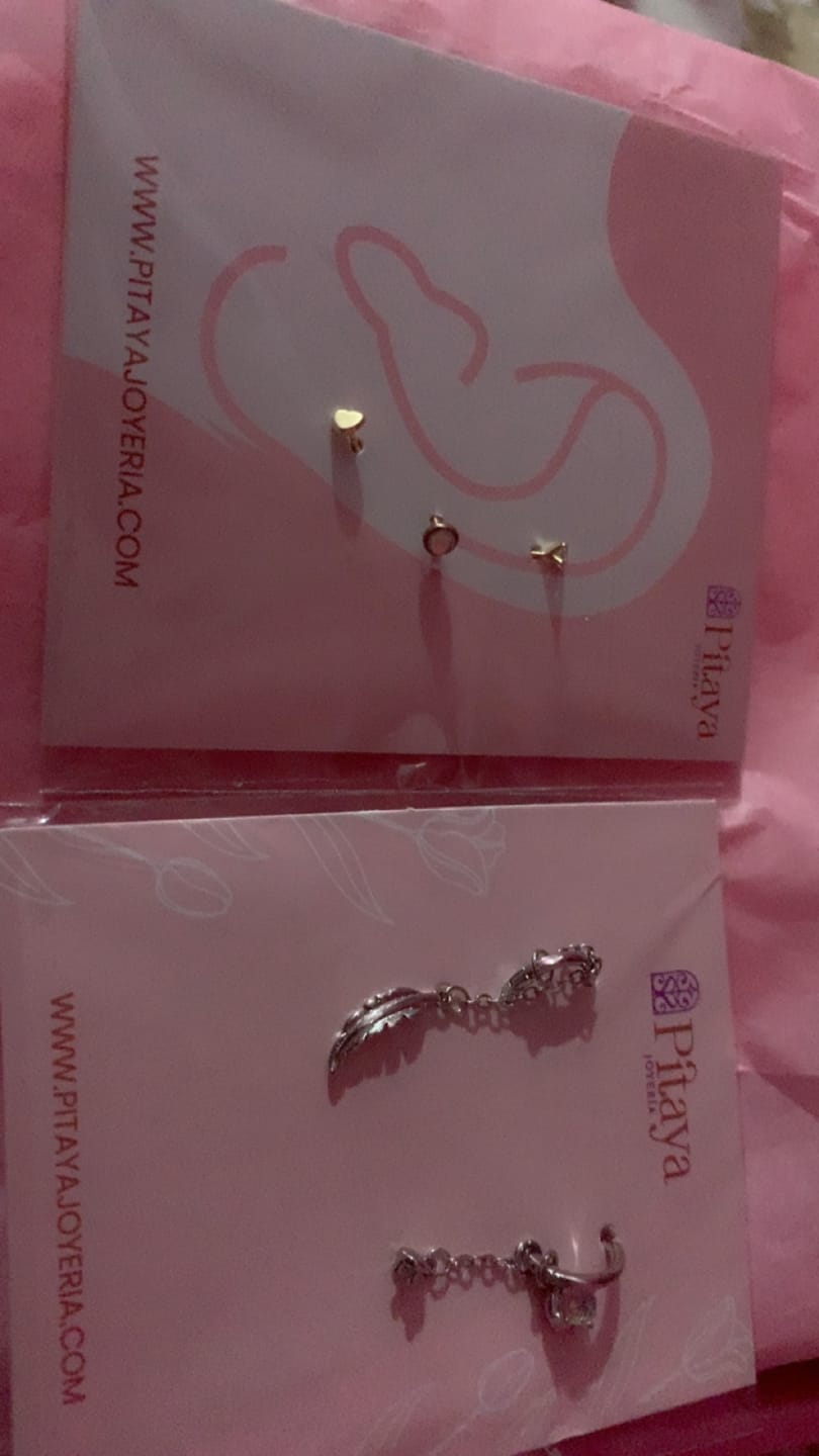 Customer photo review of Piercing Cristal Aurora