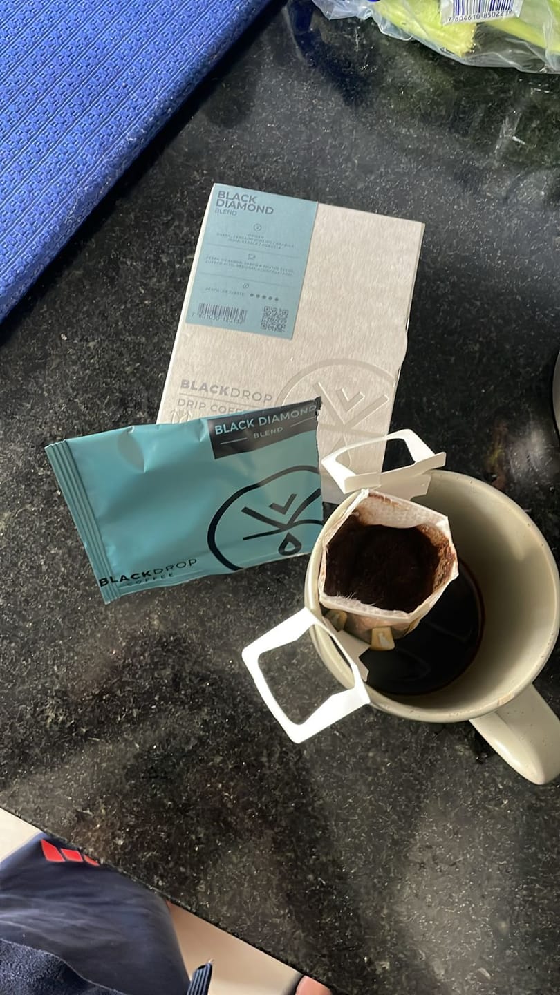 Customer photo review of Drip coffee Black diamond