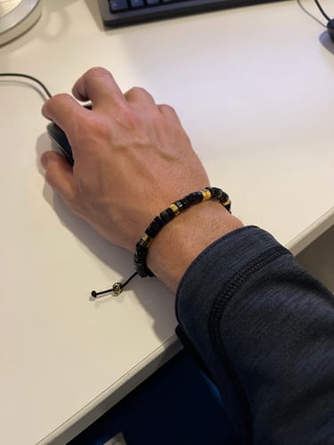 Customer photo review of Onyx with Gold