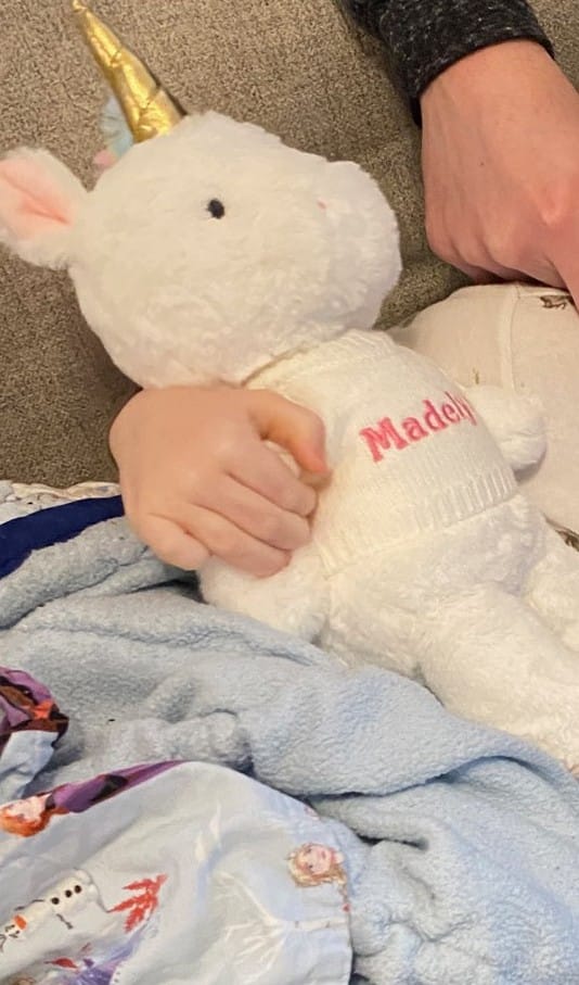 Customer photo review of Bubbly the Unicorn