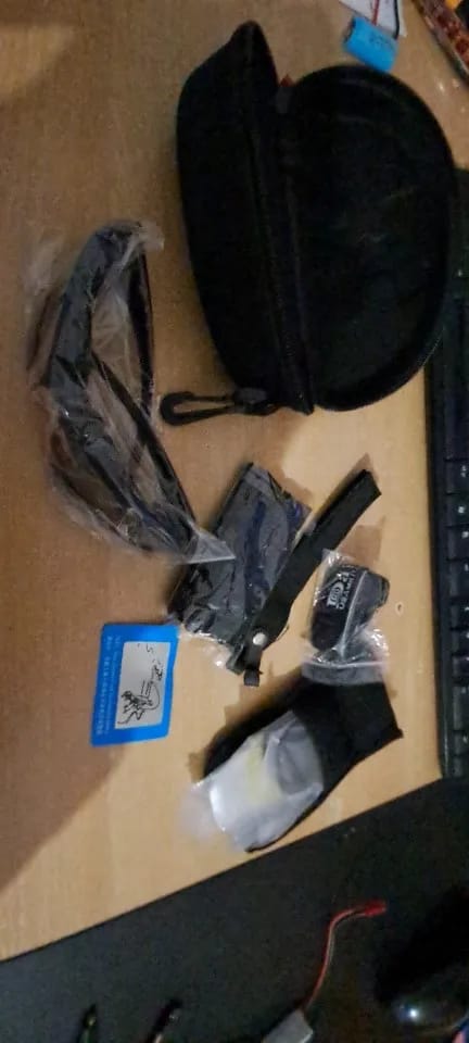 Customer photo review of X7 Polarized Riding Goggles - 4 Lens Kit