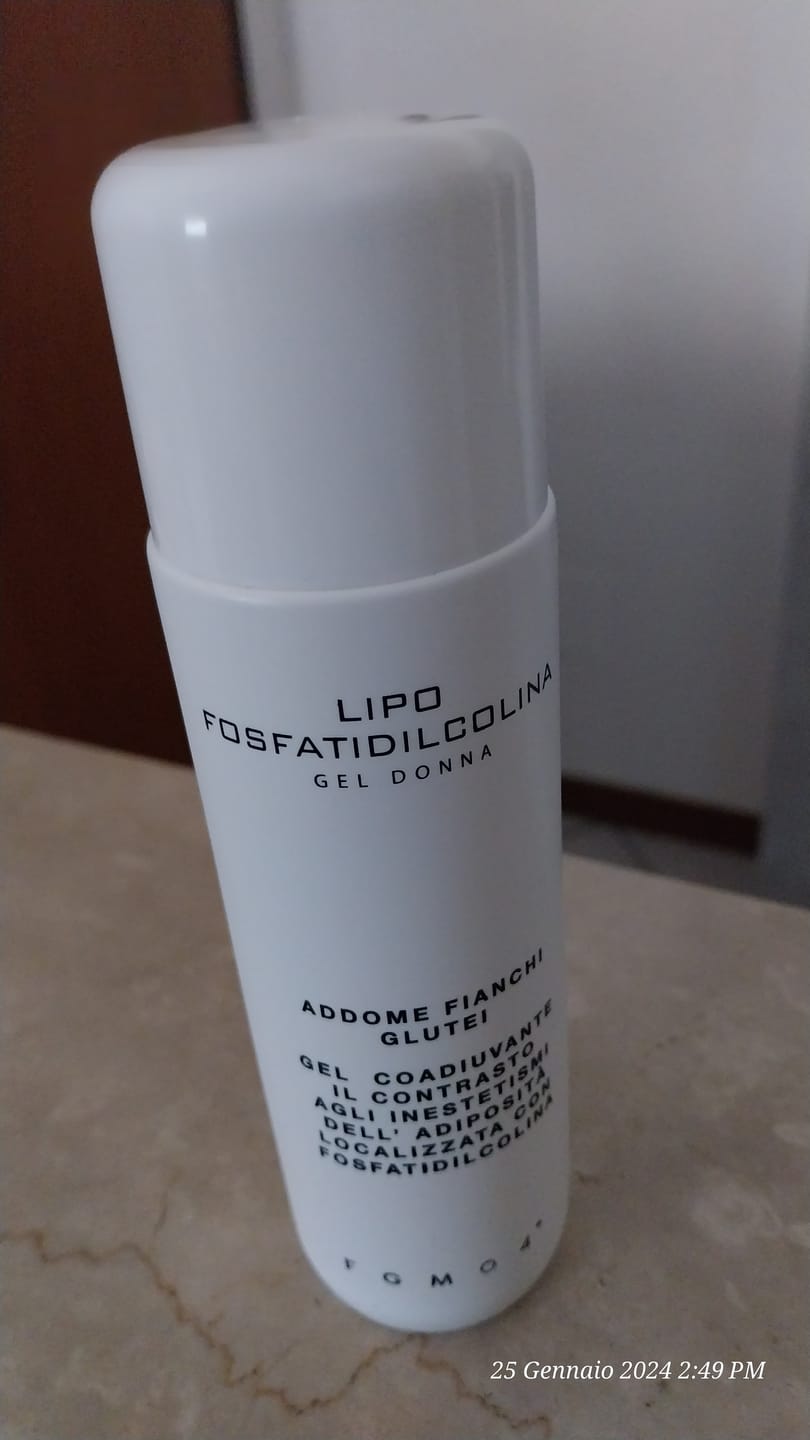 Customer photo review of Lipo Fosfatidilcolina Gel Donna 200 ml