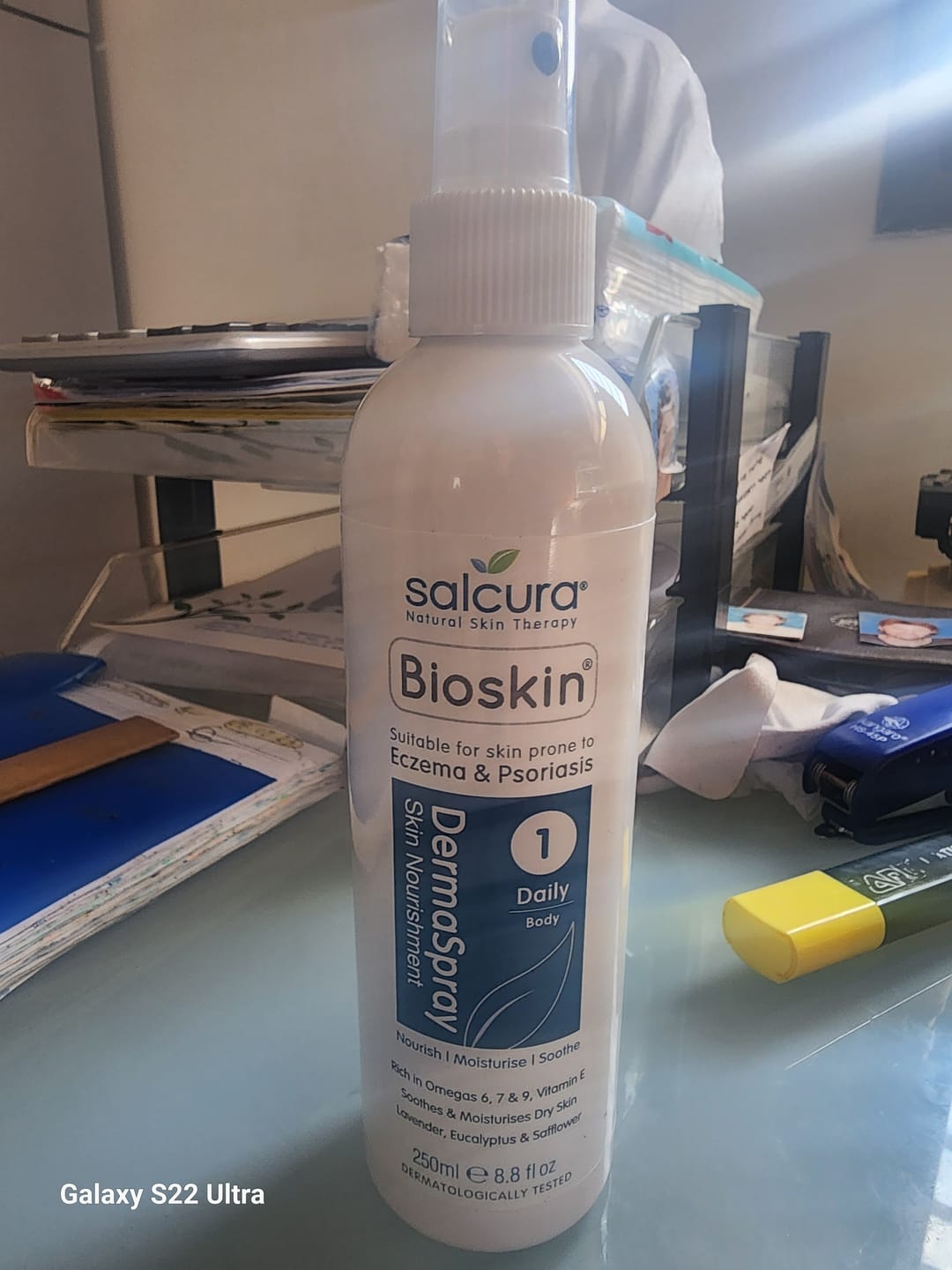 Customer photo review of Bioskin DermaSpray Intensive