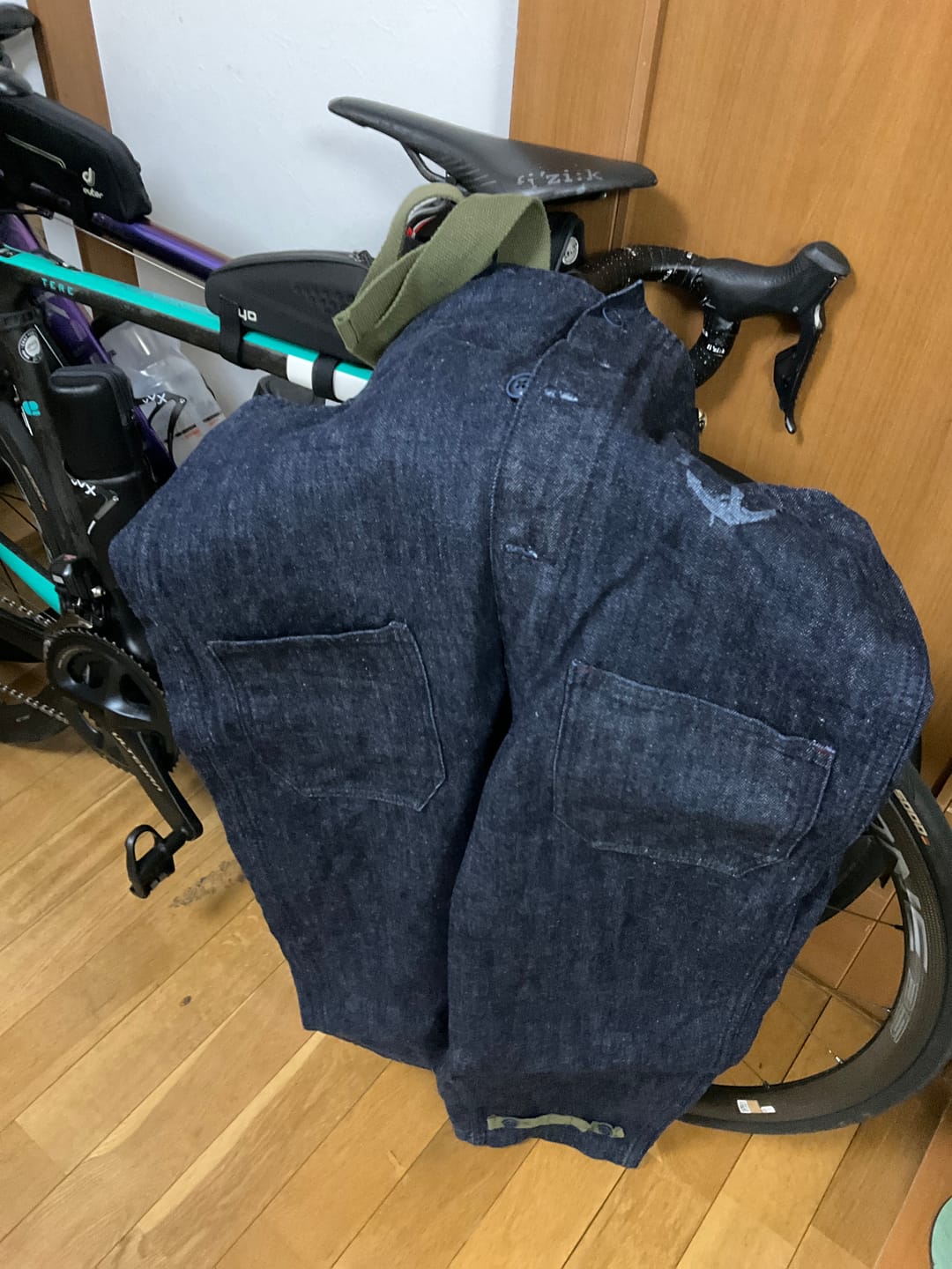 Customer photo review of アメリカンレトロ海軍デッキオーバーオール　デニム
