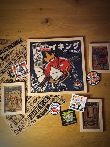 Customer photo review of BORED ARCADE Carte Postale 🤖