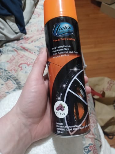 Customer photo review of High Gloss Tire Shine