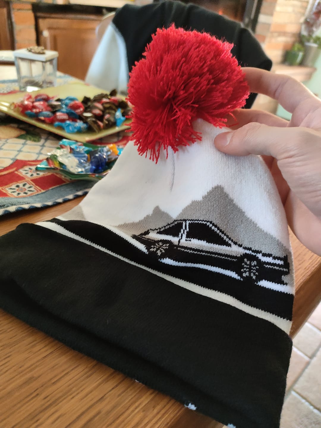 Customer photo review of Toyota AE86 Bobble Beanie
