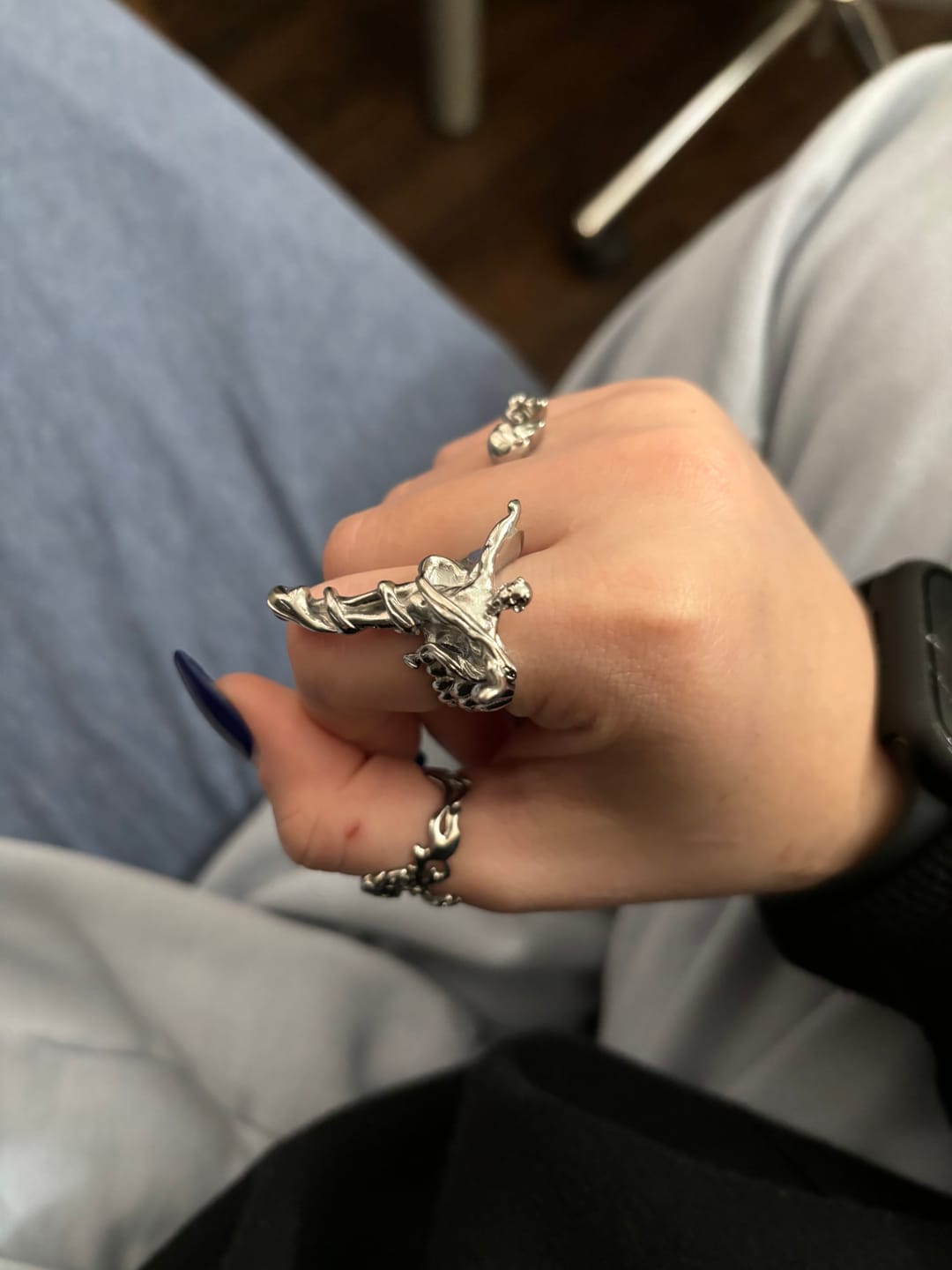 Customer photo review of FALLEN ANGEL RING