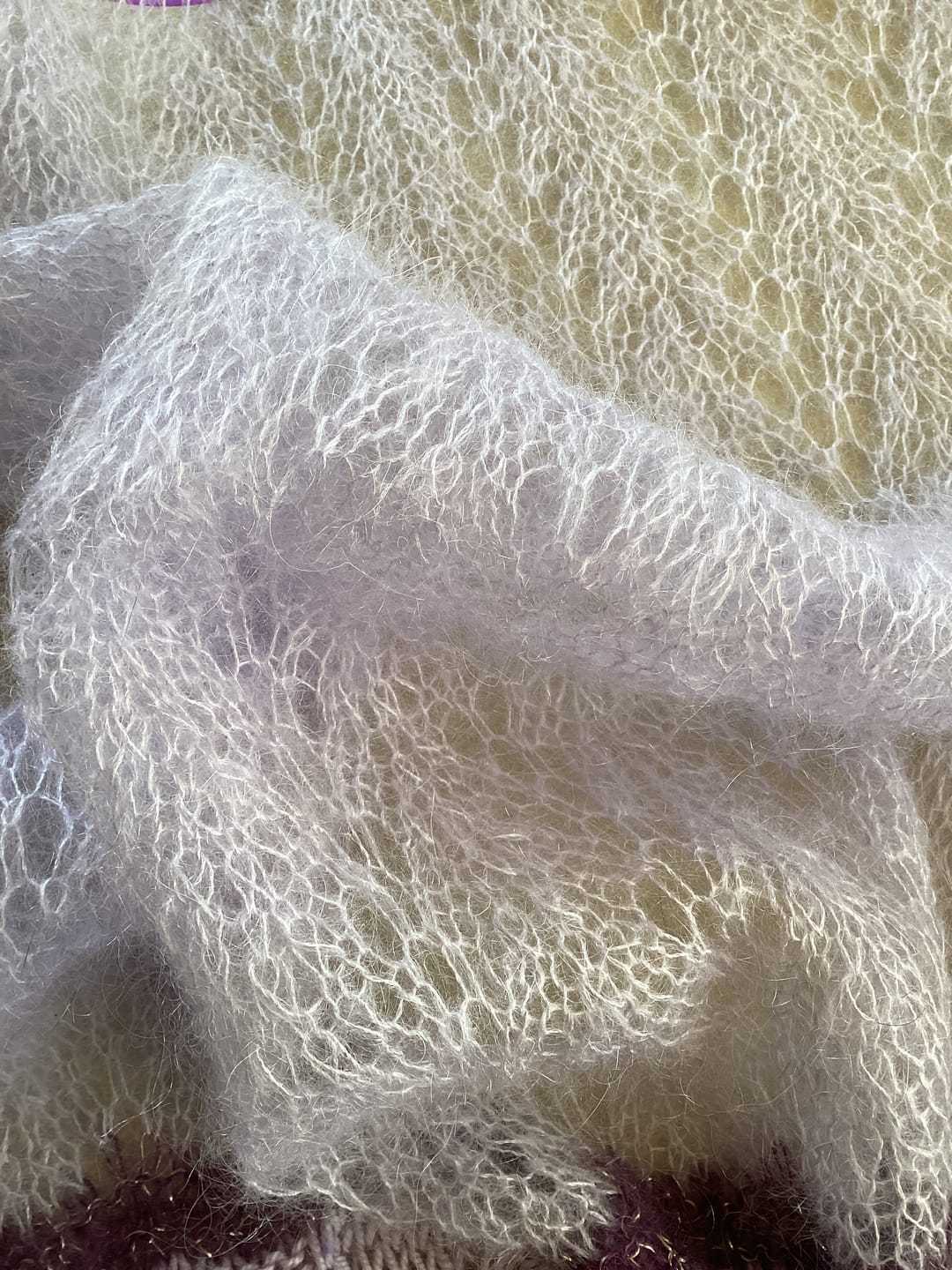 Customer photo review of Essentials Super Kid Mohair Loves Silk  (70% Mohair / 30% Seda)