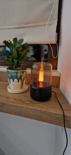 Customer photo review of Дифузер за етерични масла, Арома дифузер и овлажнител - Candle, 120мл