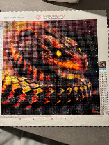 Customer photo review of 5D Diamond Painting Anakonda