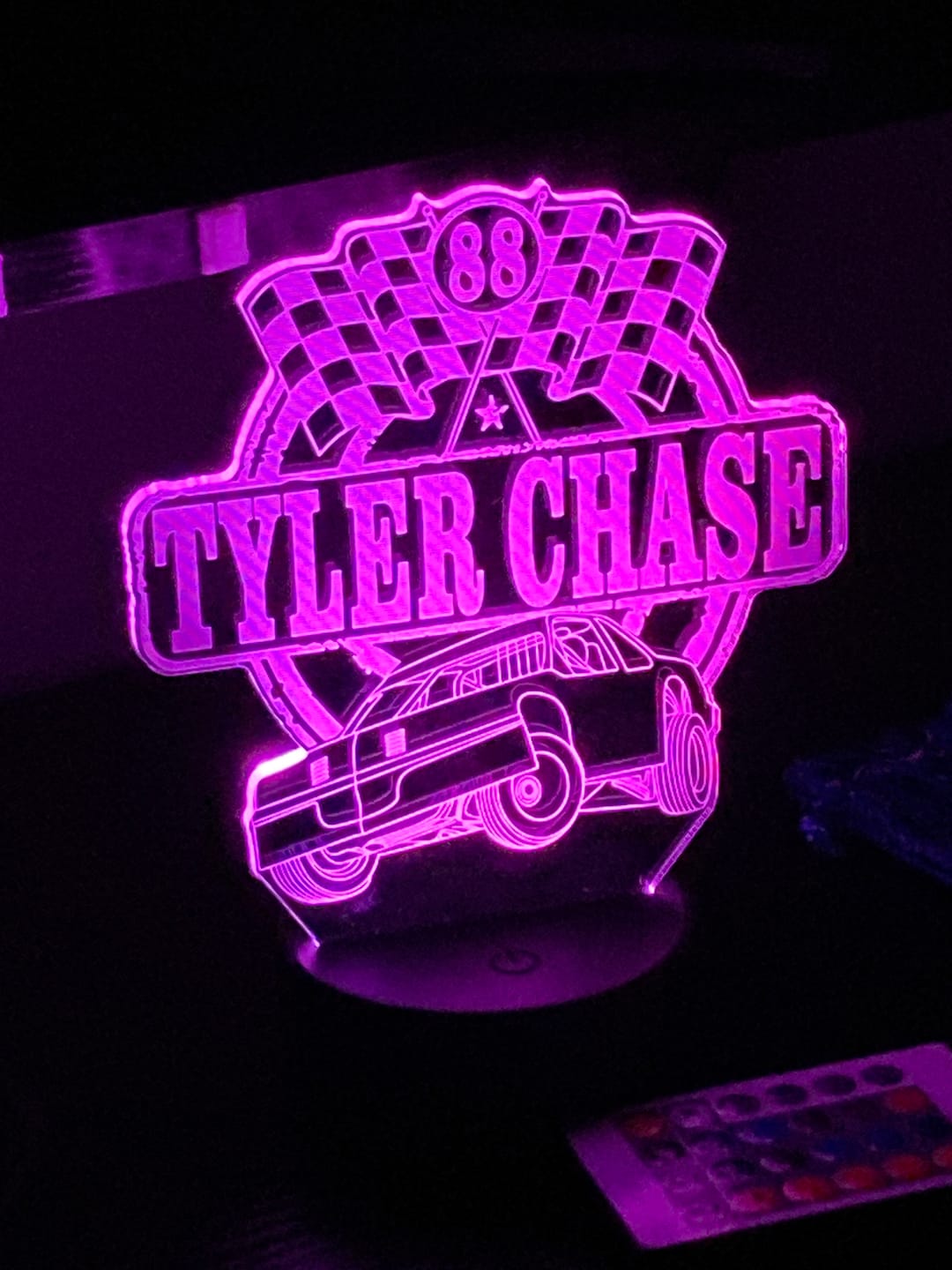 Customer photo review of Custom Street Stock 3D Led Lamp