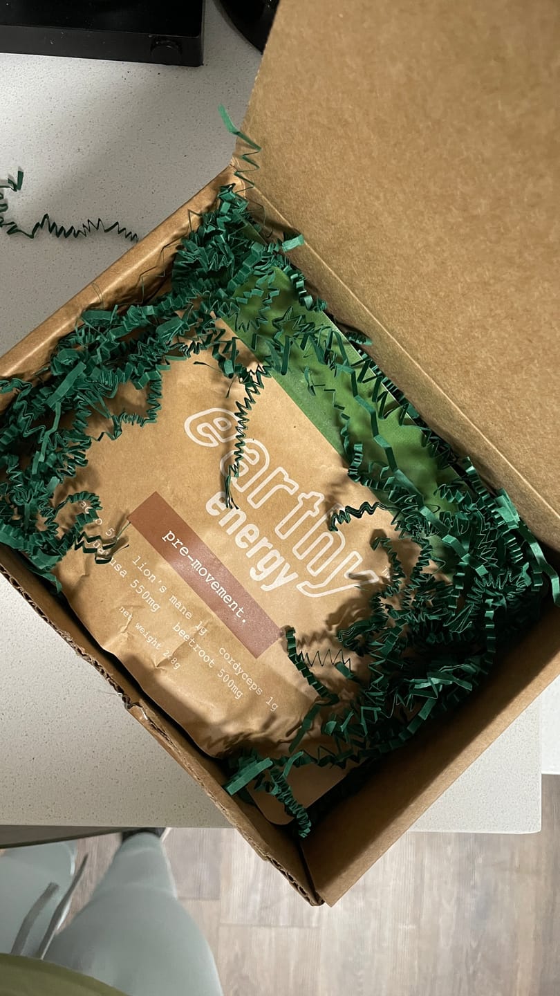 Customer photo review of earthy energy - 30 drinks