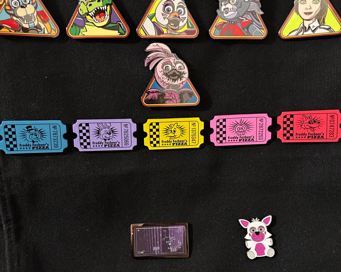 Customer photo review of Five Nights At Freddy's - Prize Ticket Pin Blind Box