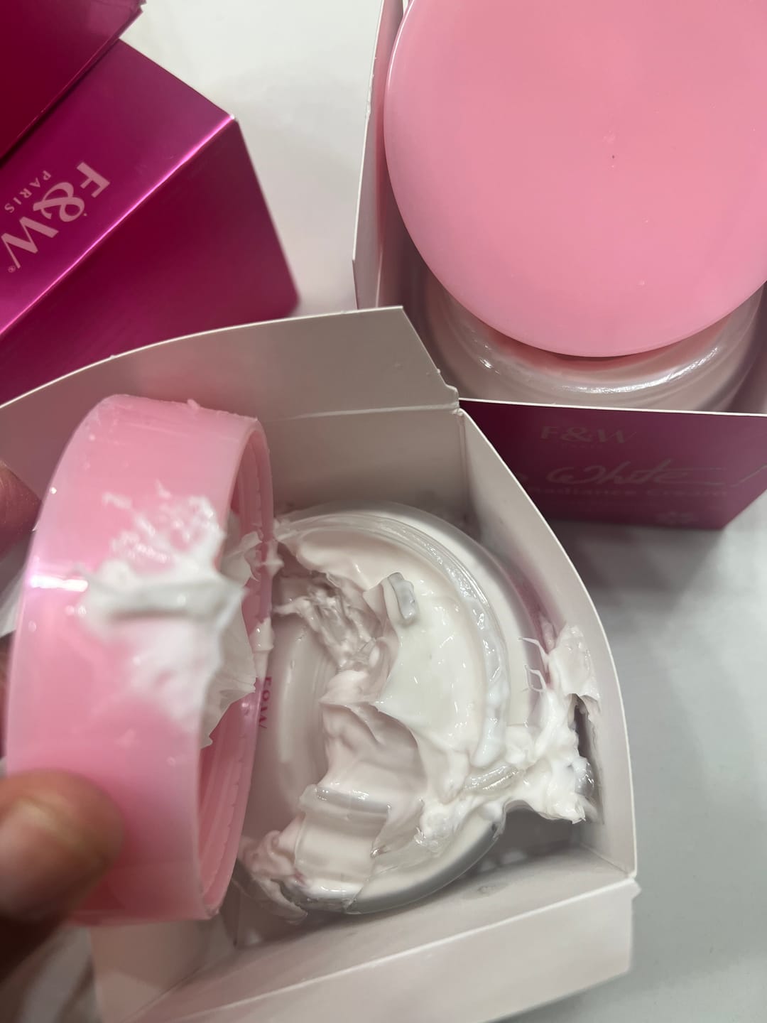 Customer photo review of So White Perfect Radiance Cream 180ml