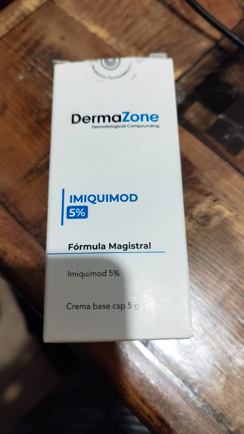 Customer photo review of Imiquimod 5% Dermazone Crema 5 gr Omicron