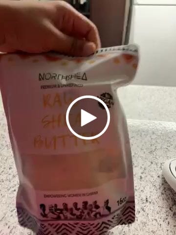 Customer video review of Premium + Authentic Raw Shea Butter