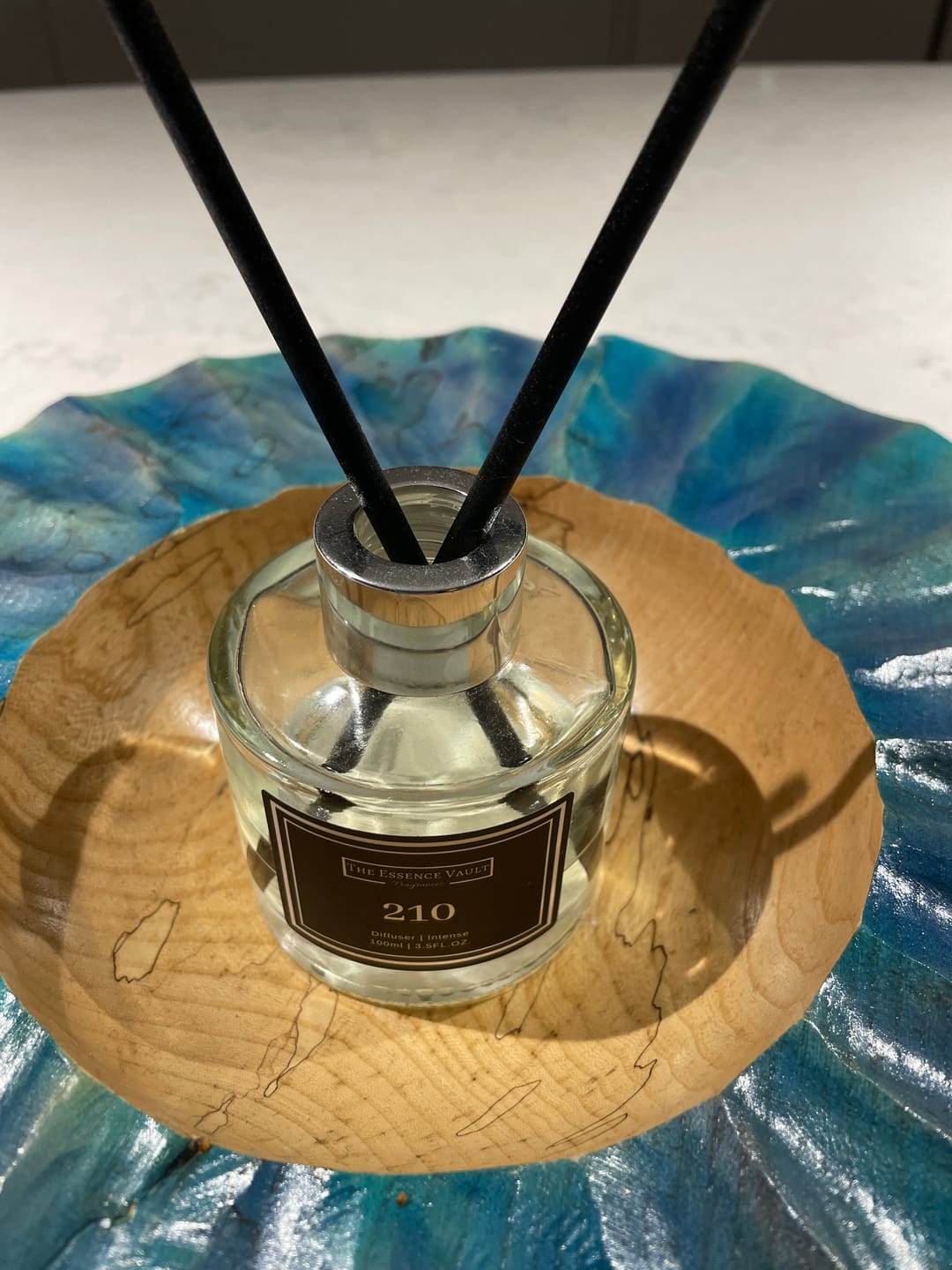 Customer photo review of Inspired By Lime, Basil and Mandarin - 210 - Home Reed Diffuser