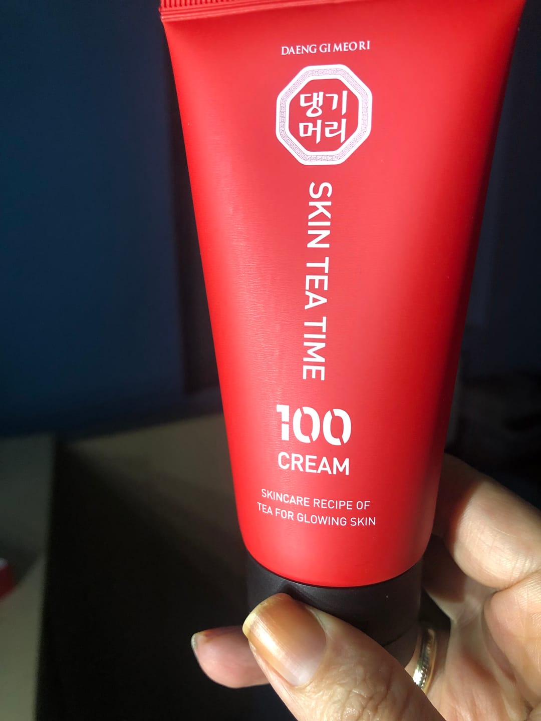 Customer photo review of Хидратиращ крем Шизандра против бръчки с фитоестрогени Doori Skin Tea Time 100 Cream