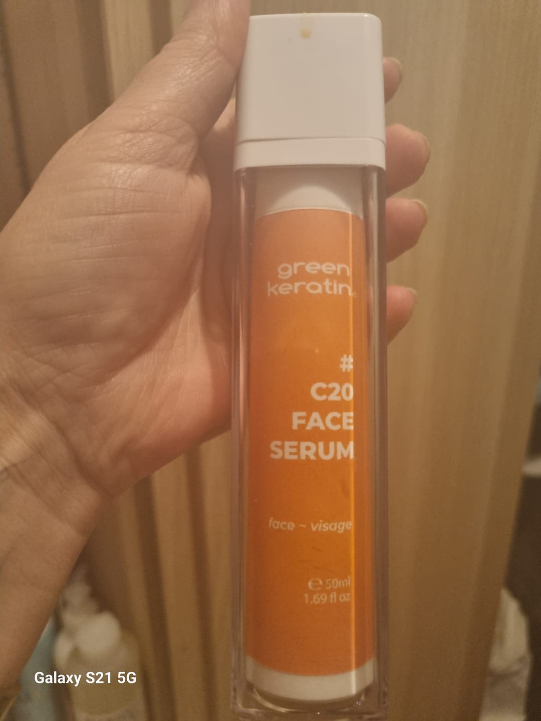 Customer photo review of C20 - Sérum pour le visage