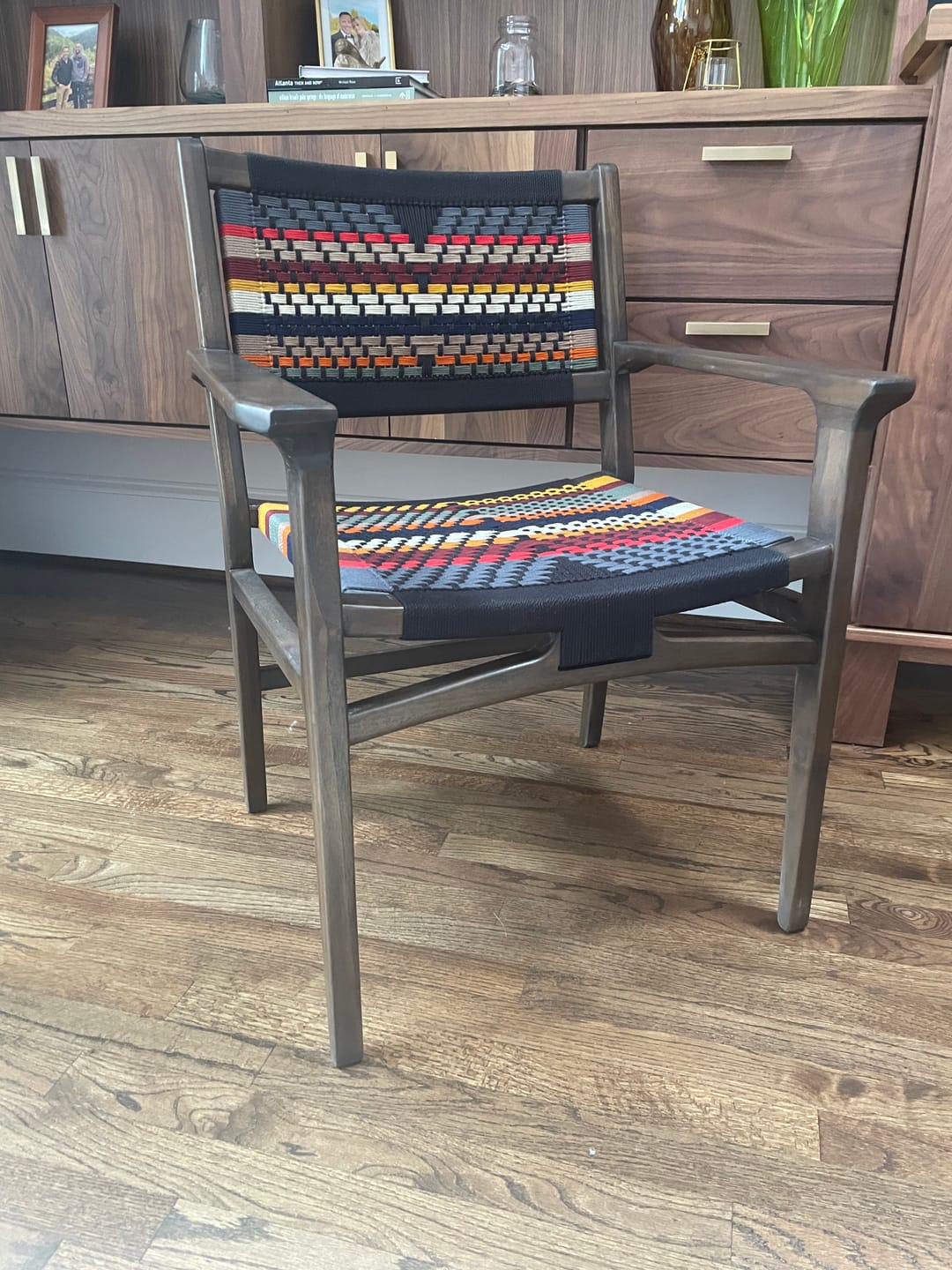 Customer photo review of Chontales Dining Chair w/ Armrests | San Geronimo Pattern