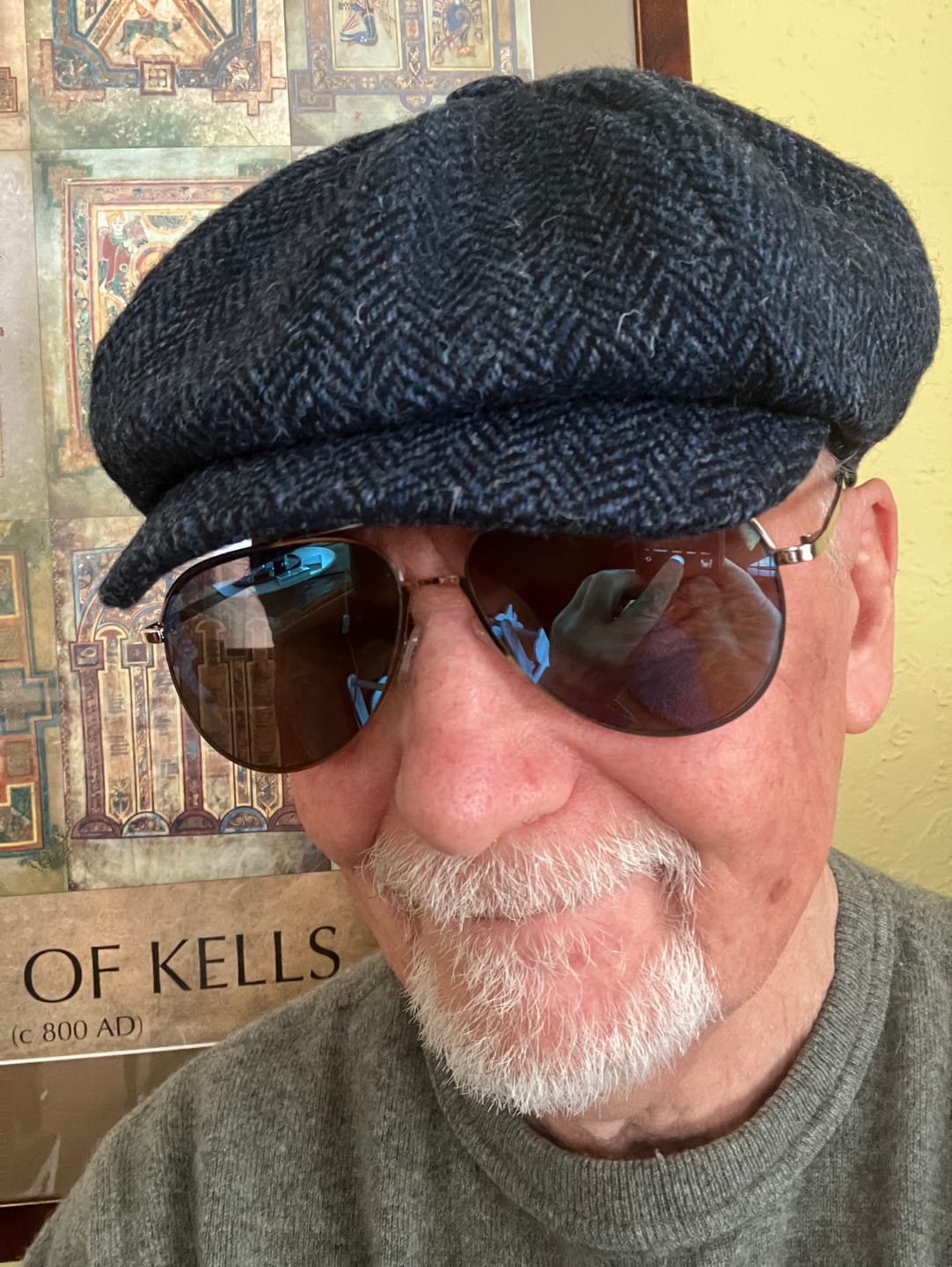 Customer photo review of Peaky Blinders Irish Tweed Newsboy Cap