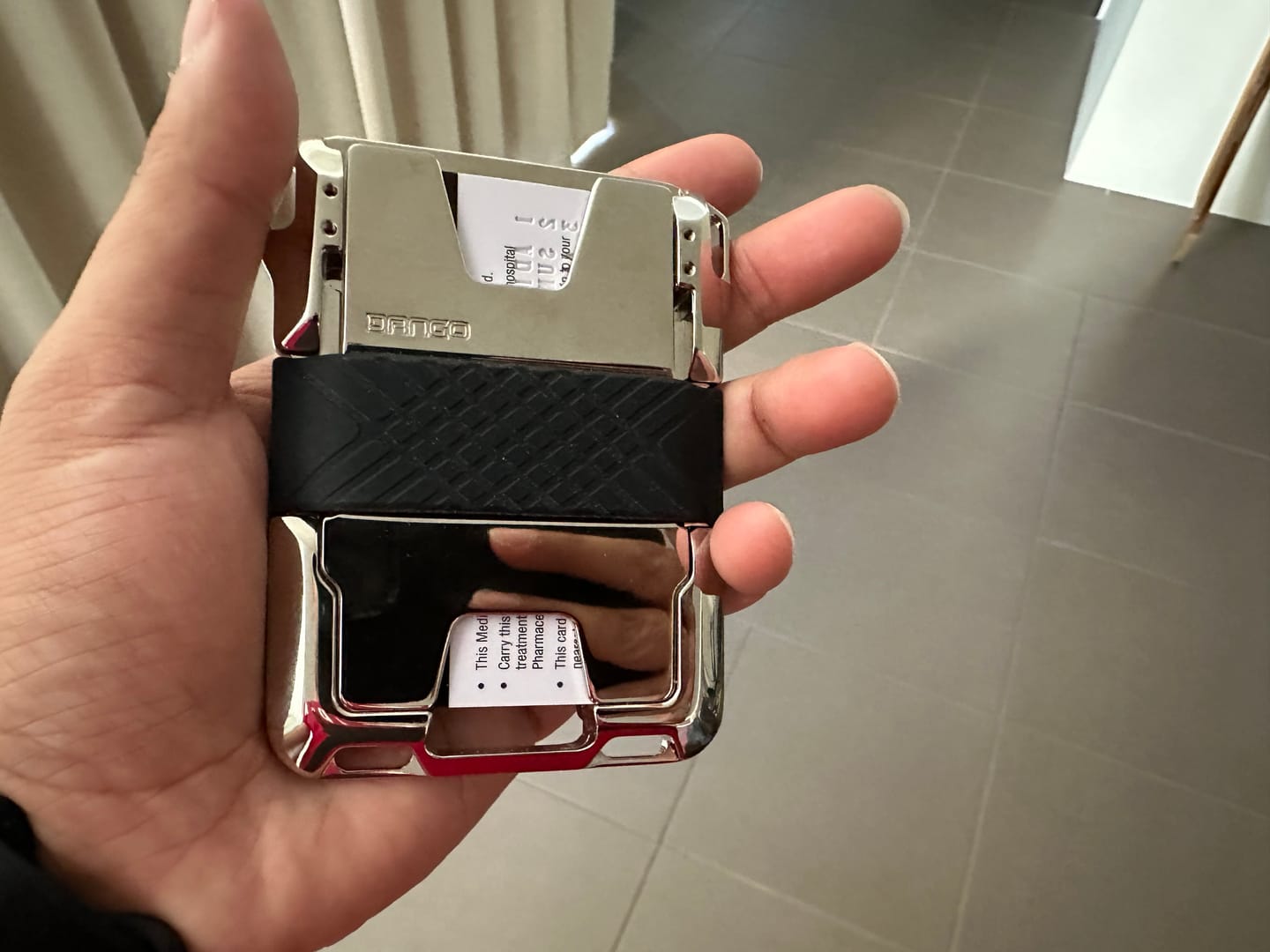 Customer photo review of M2 MAVERICK™ WALLET - NICKEL PLATED - HAND POLISHED - SINGLE POCKET LEATHER