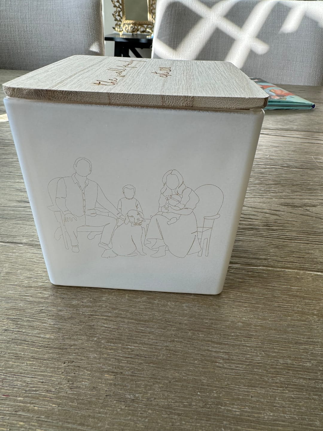 Customer photo review of DESIGN YOUR OWN CANDLE
