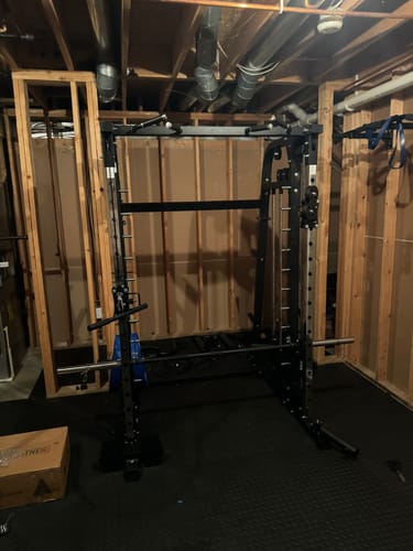 Customer photo review of All-in-One Home Gym Smith Machine Spirit B2