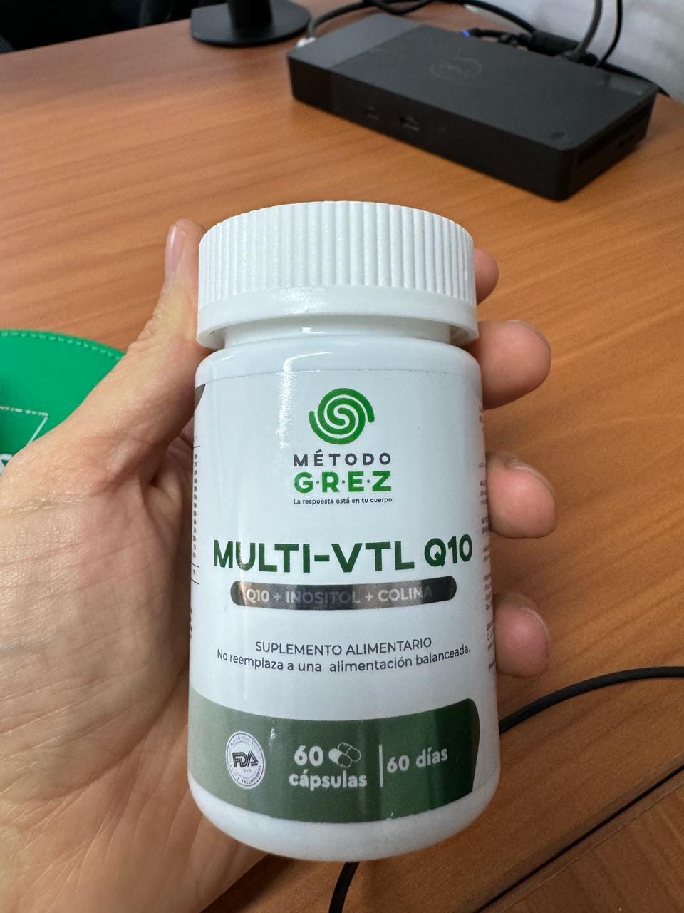 Customer photo review of MULTI-VITAL Q10 - Vitaminas + Q10 + Inositol + Colina - 30 cápsulas