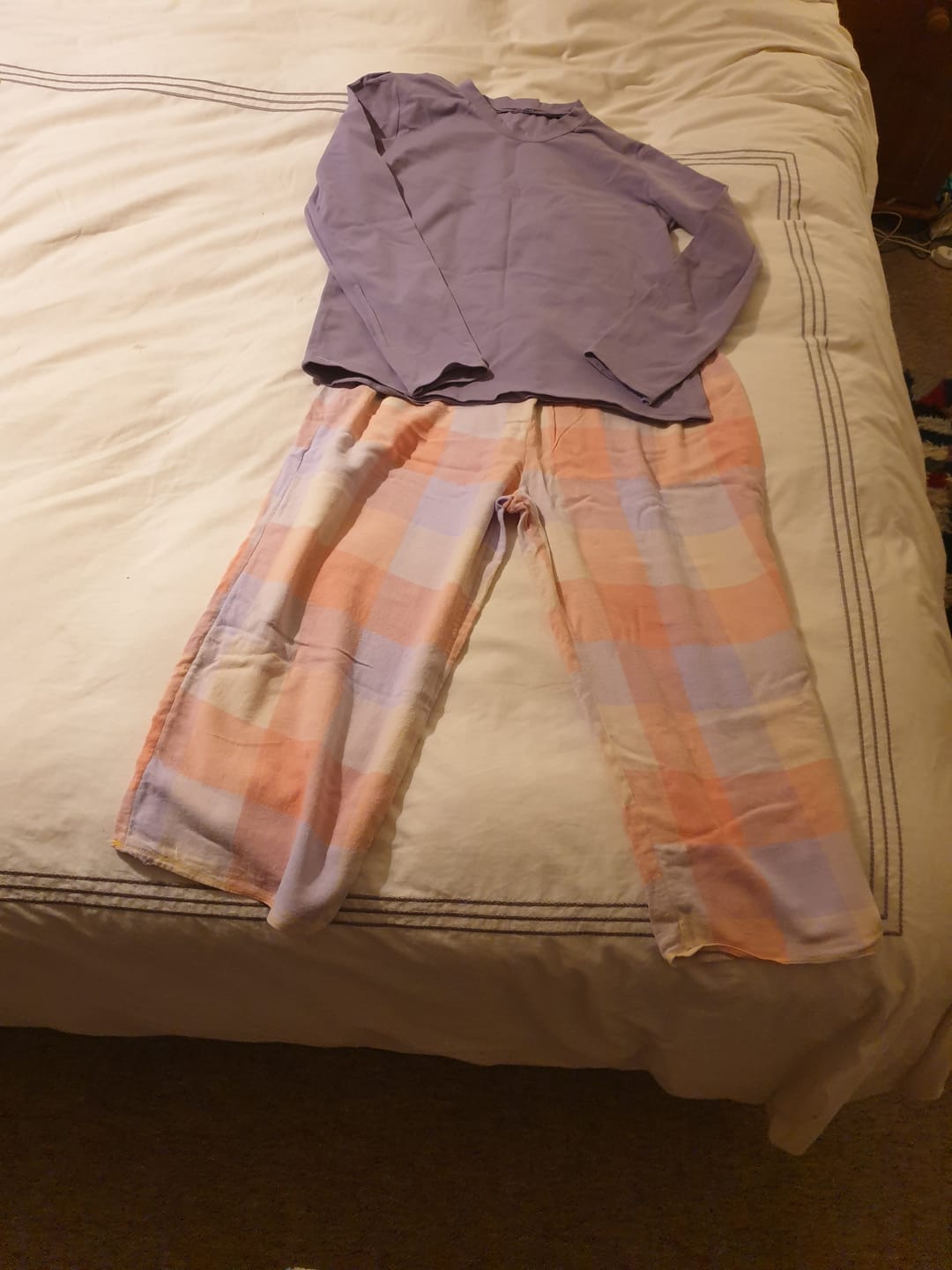 Customer photo review of Pastel Squares Brushed Cotton Fabric