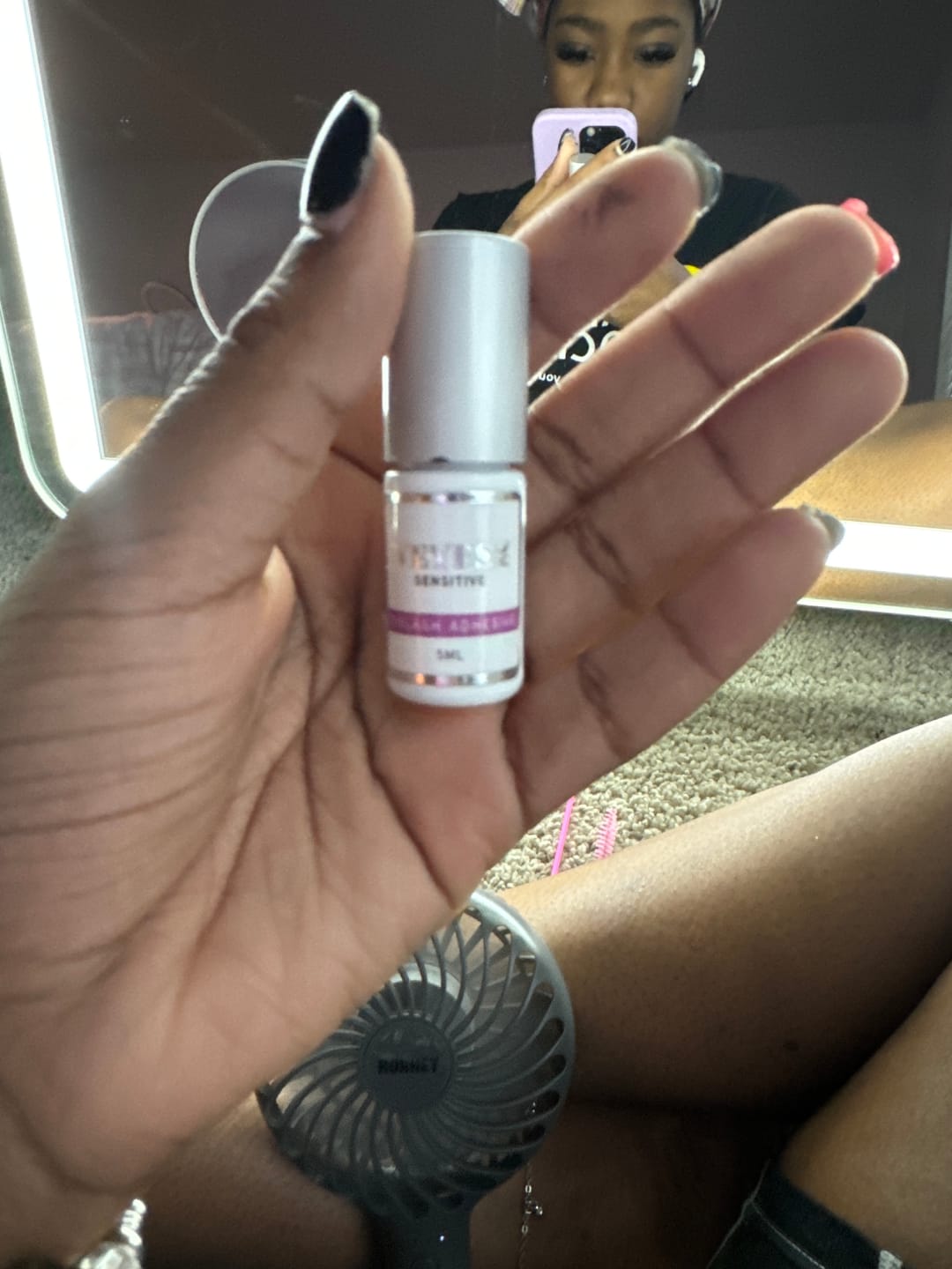 Customer photo review of Sensitive 5ml - Eyelash Extension Glue