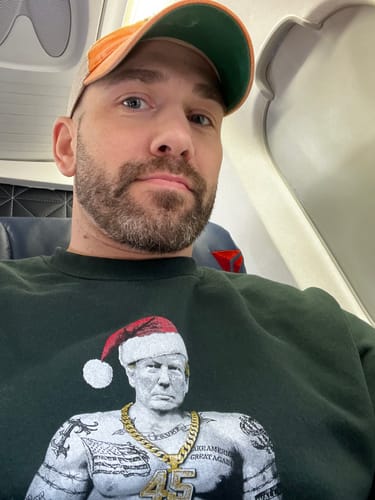 Customer photo review of "The Santa Don 2.0 " Limited Edition Sweatshirt