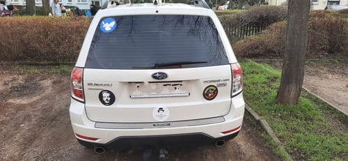 Customer photo review of GROSSE STICKER / AUFKLEBER • MENSCHHEITSFAMILIENMITGLIED (10 STK.)